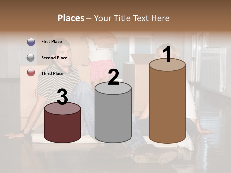 Family Moving House PowerPoint Template