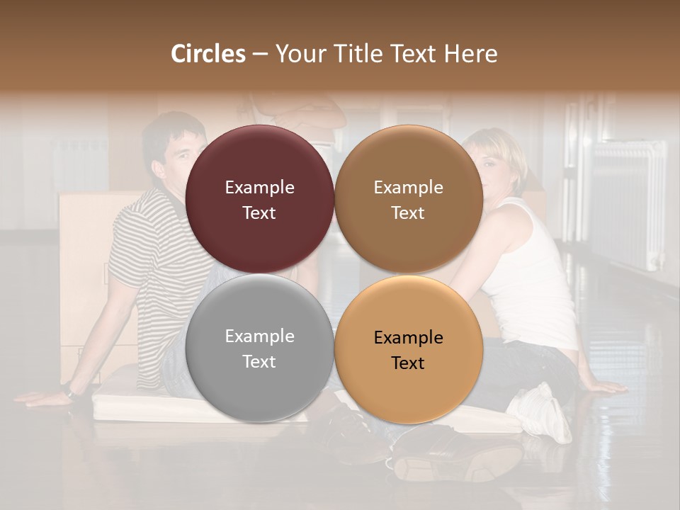 Family Moving House PowerPoint Template