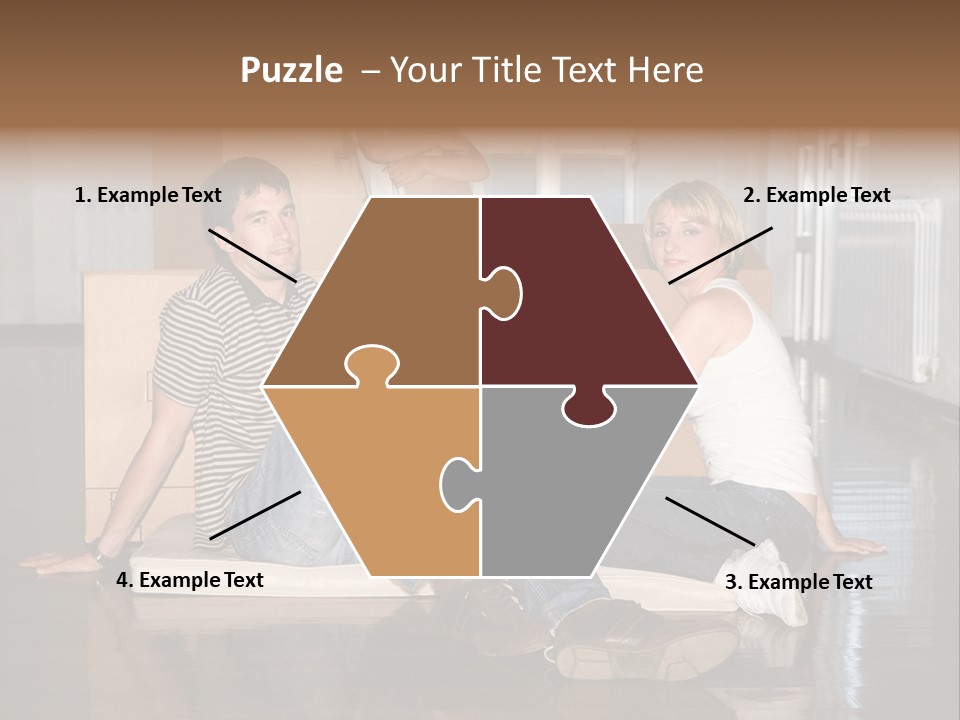 Family Moving House PowerPoint Template