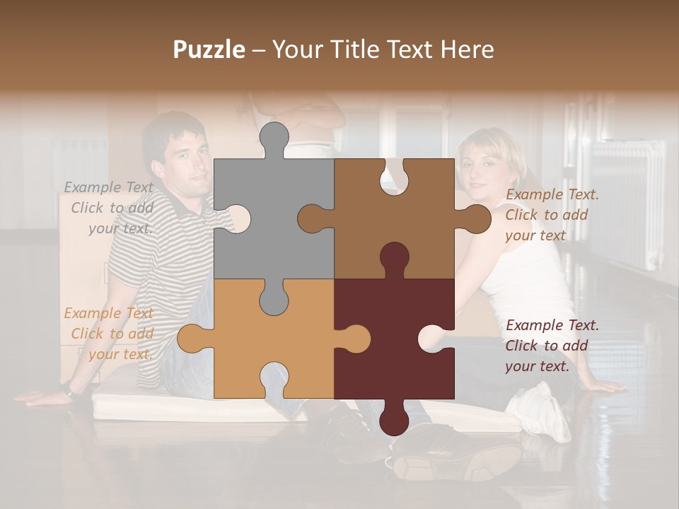 Family Moving House PowerPoint Template