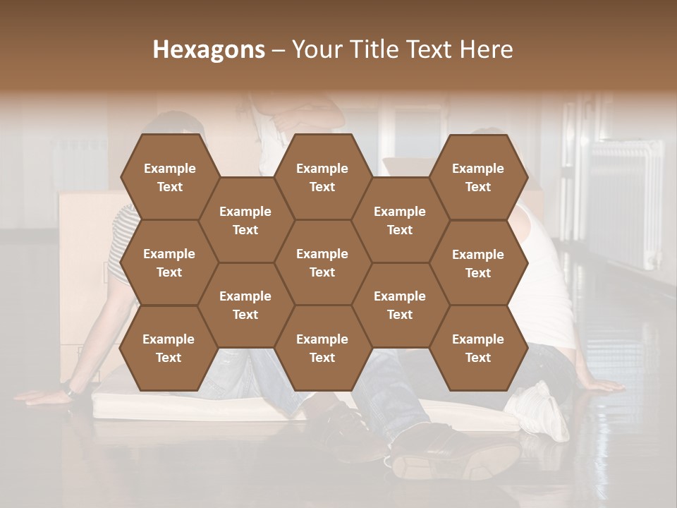 Family Moving House PowerPoint Template