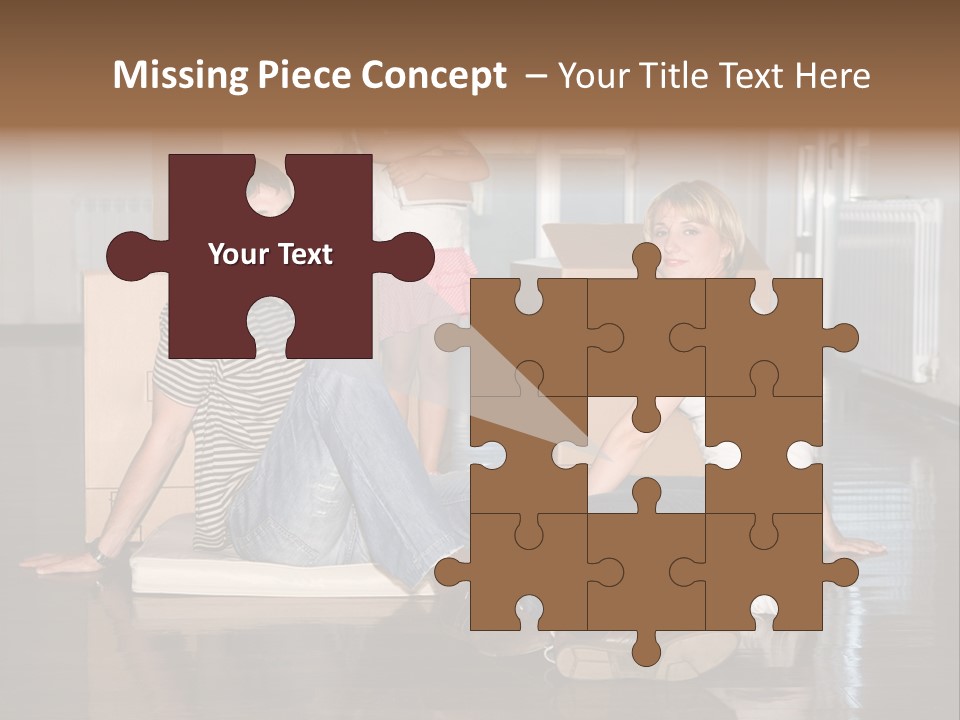 Family Moving House PowerPoint Template