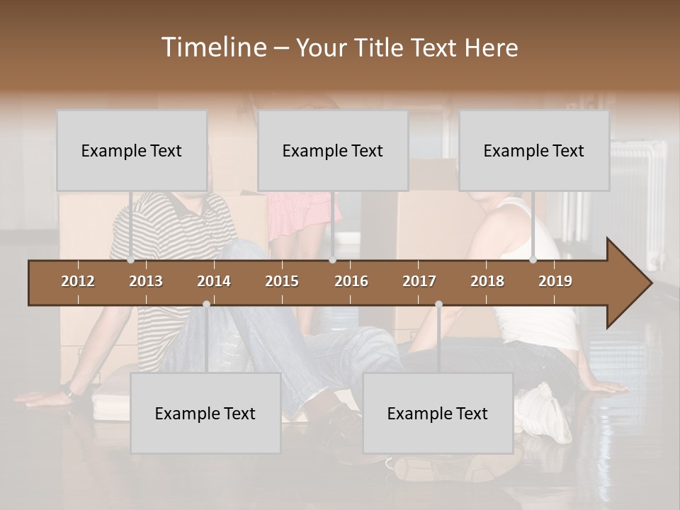 Family Moving House PowerPoint Template