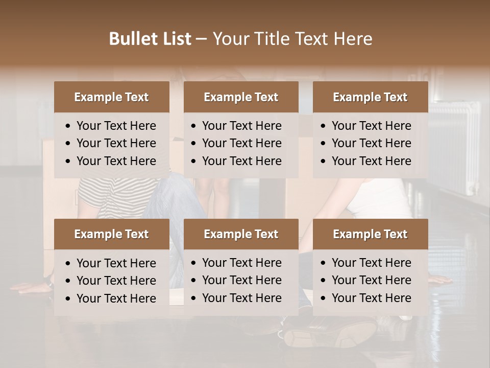 Family Moving House PowerPoint Template