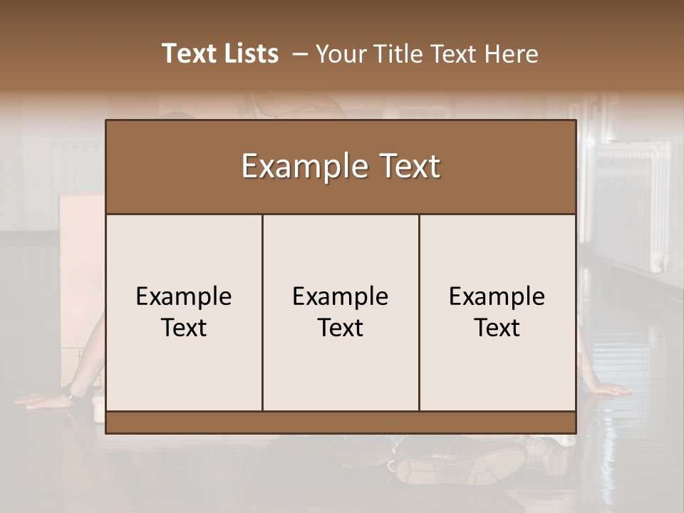 Family Moving House PowerPoint Template