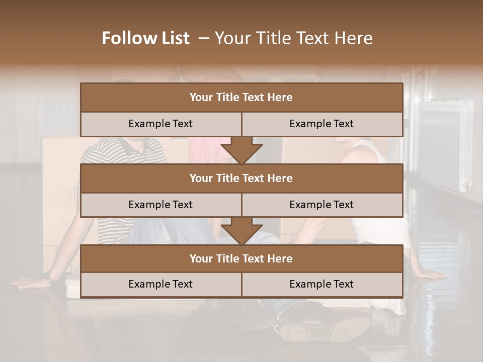 Family Moving House PowerPoint Template