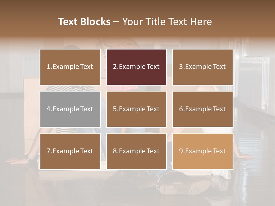 Family Moving House PowerPoint Template