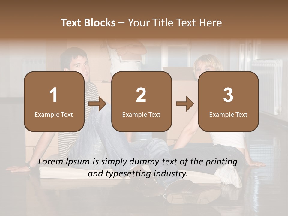 Family Moving House PowerPoint Template