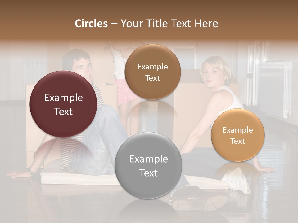 Family Moving House PowerPoint Template