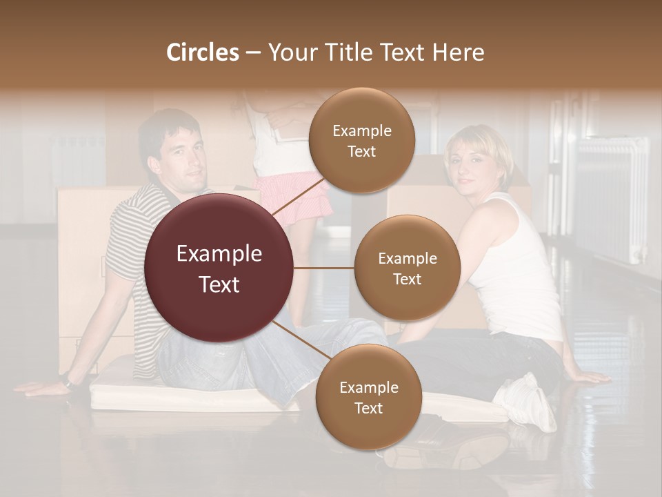 Family Moving House PowerPoint Template