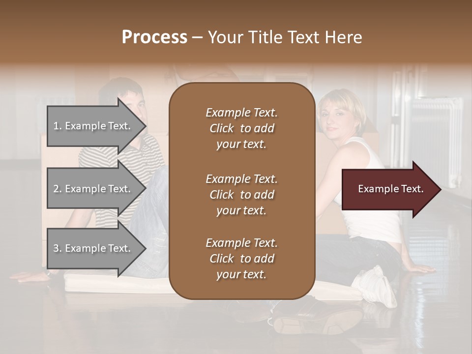 Family Moving House PowerPoint Template