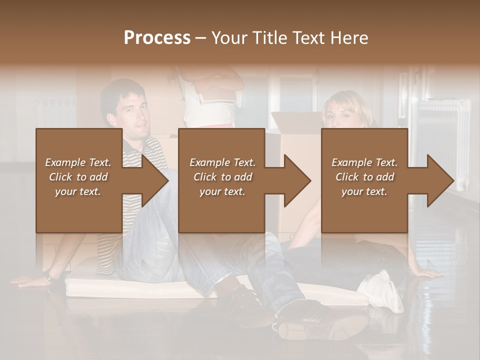 Family Moving House PowerPoint Template