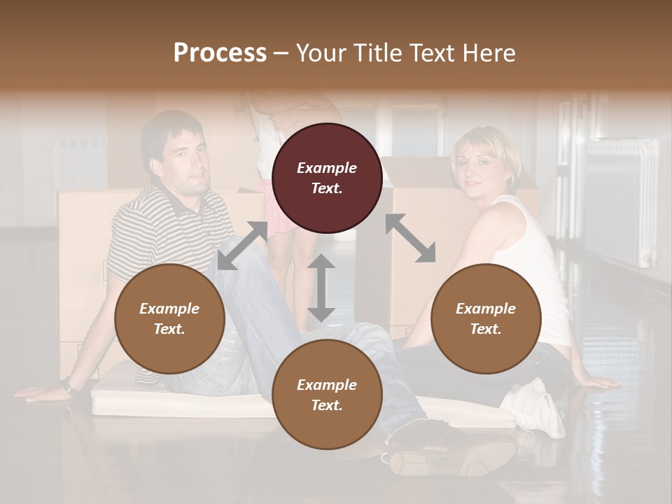 Family Moving House PowerPoint Template