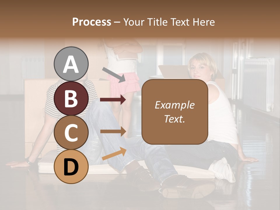 Family Moving House PowerPoint Template
