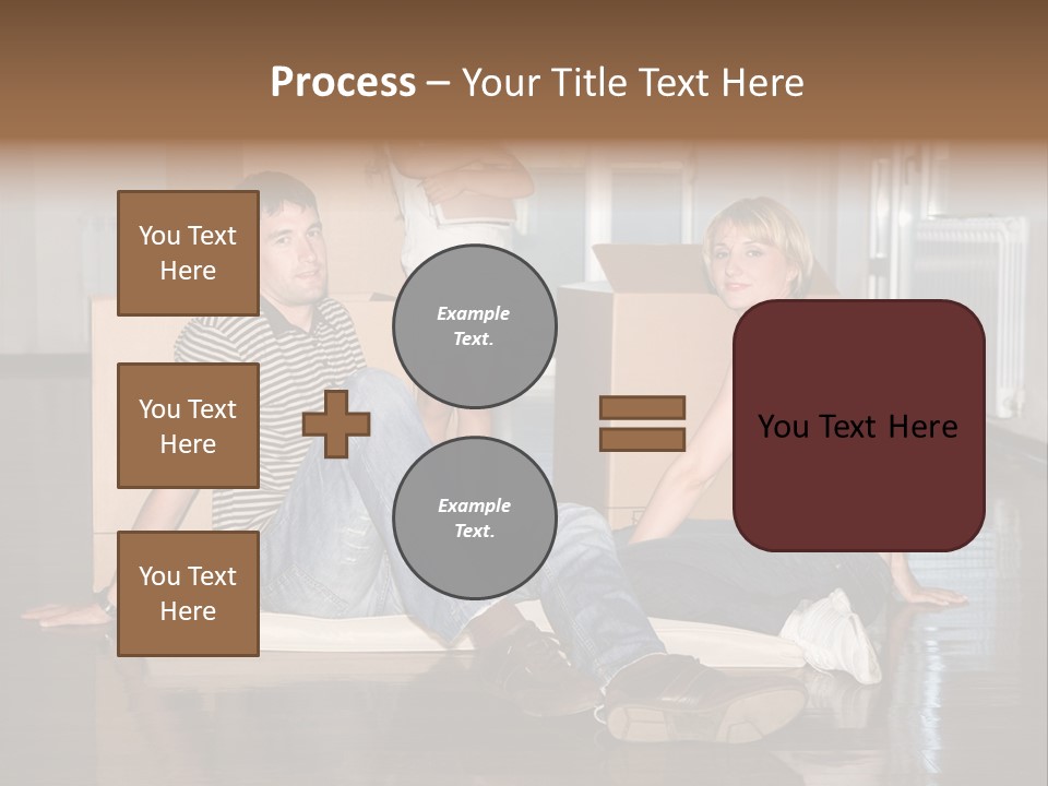 Family Moving House PowerPoint Template