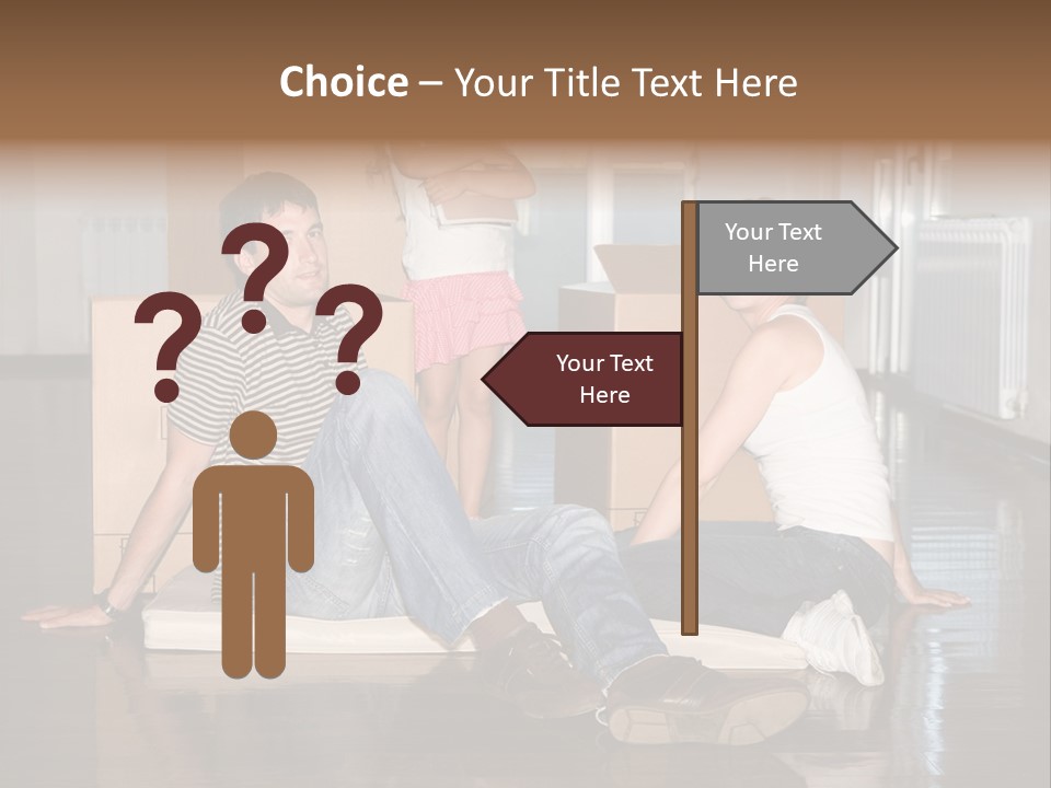 Family Moving House PowerPoint Template