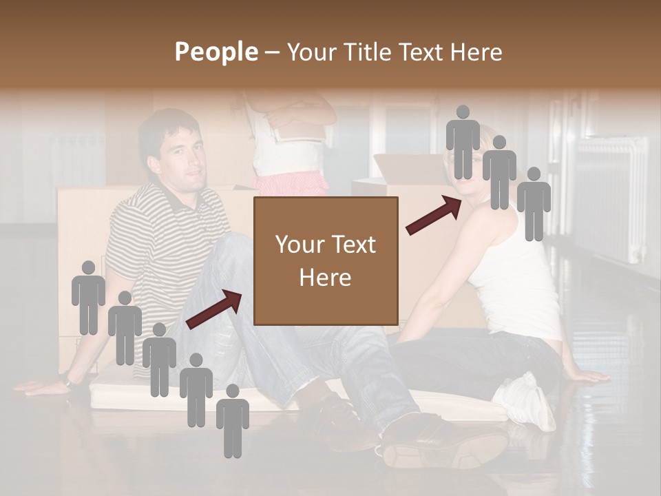 Family Moving House PowerPoint Template