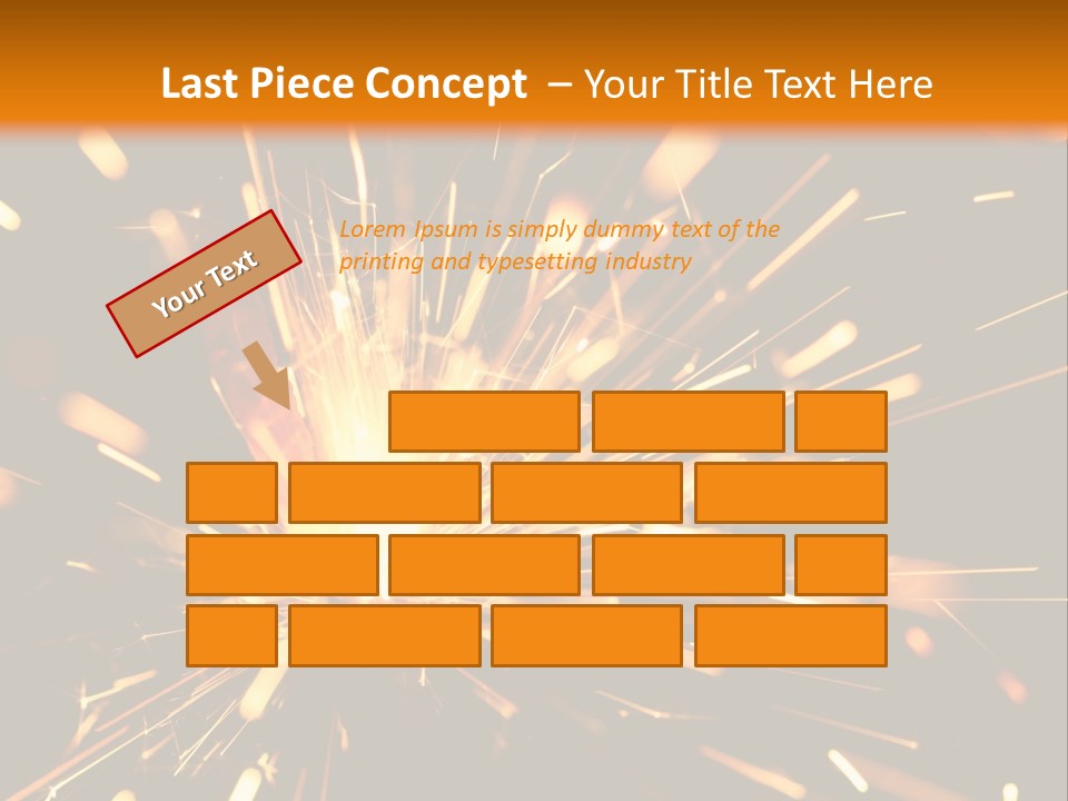 Yellow Sparkler PowerPoint Template