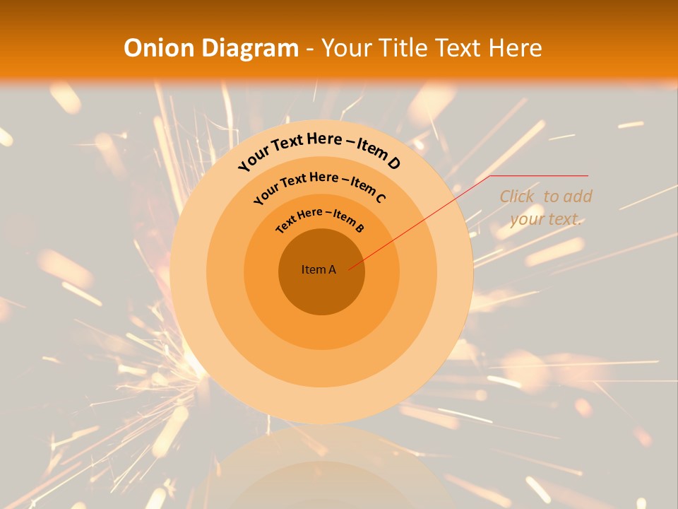 Yellow Sparkler PowerPoint Template