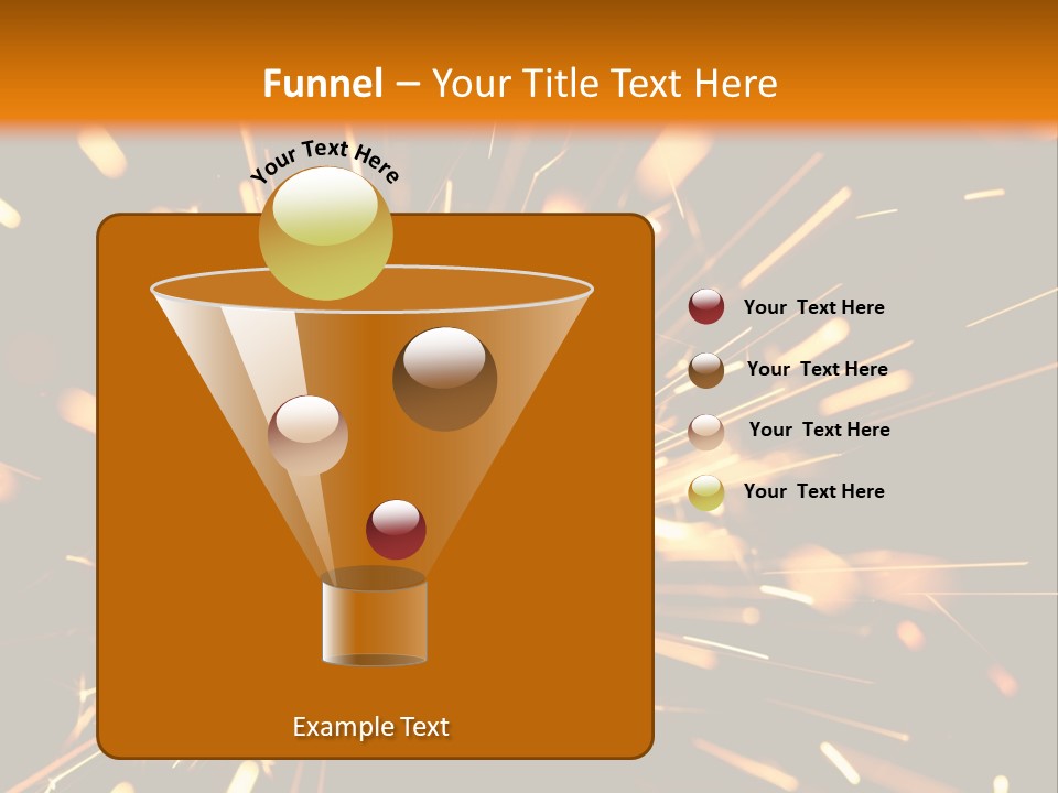 Yellow Sparkler PowerPoint Template