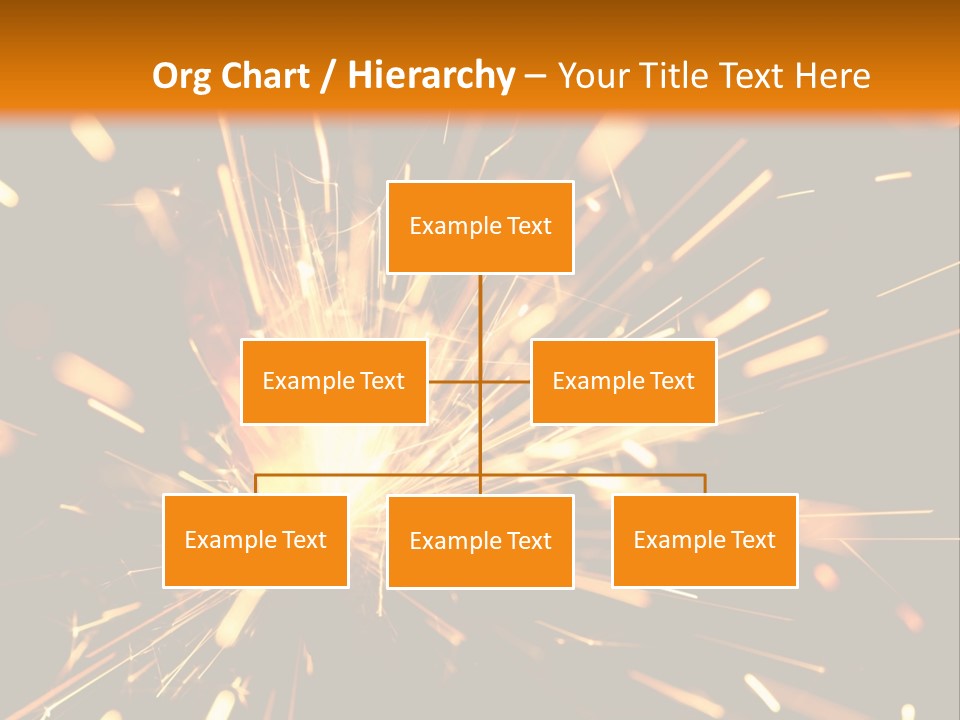 Yellow Sparkler PowerPoint Template