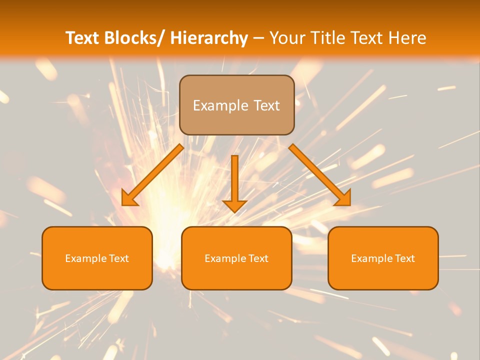 Yellow Sparkler PowerPoint Template