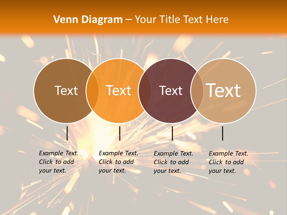 Yellow Sparkler PowerPoint Template