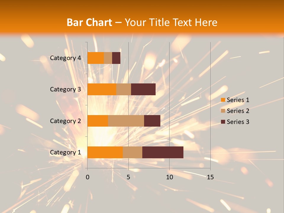 Yellow Sparkler PowerPoint Template