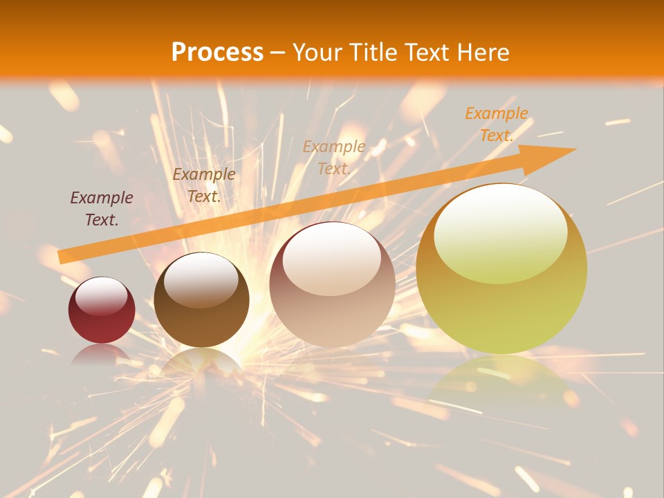 Yellow Sparkler PowerPoint Template