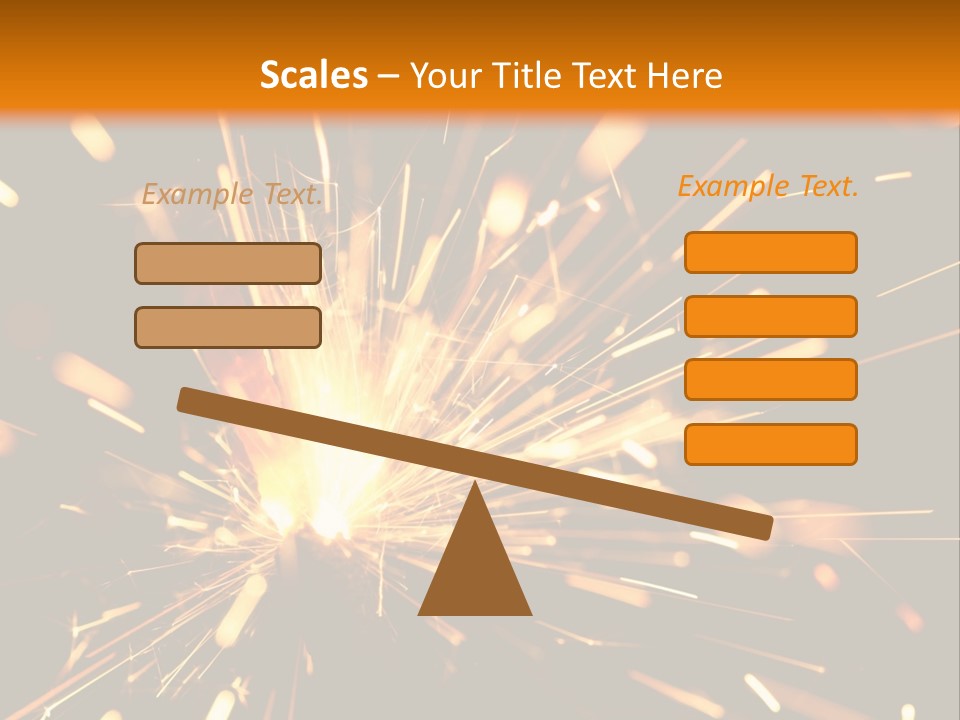 Yellow Sparkler PowerPoint Template