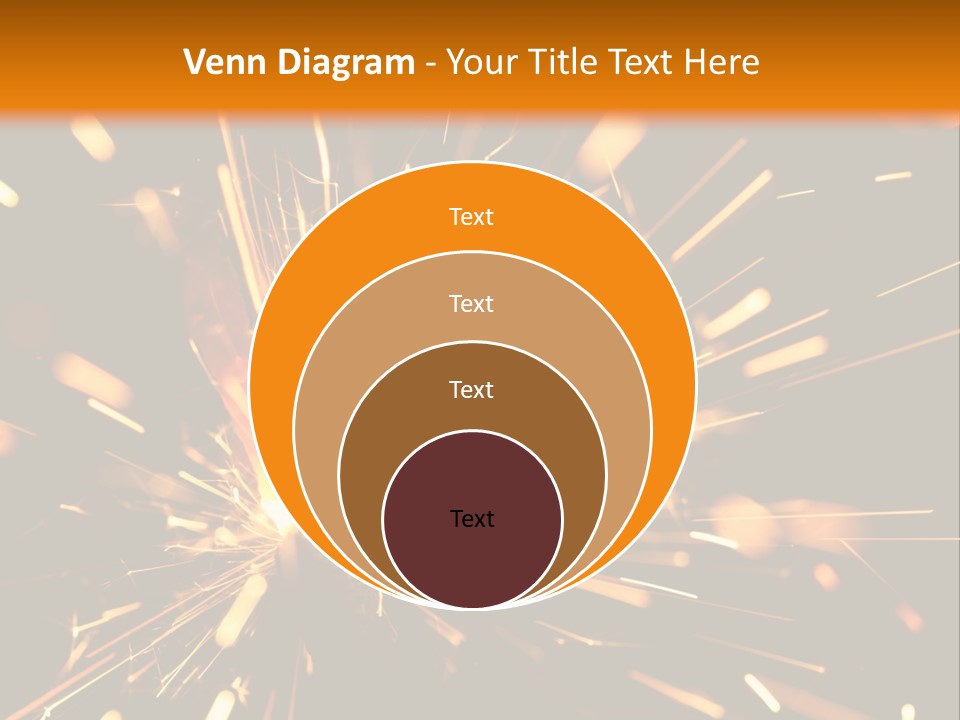 Yellow Sparkler PowerPoint Template