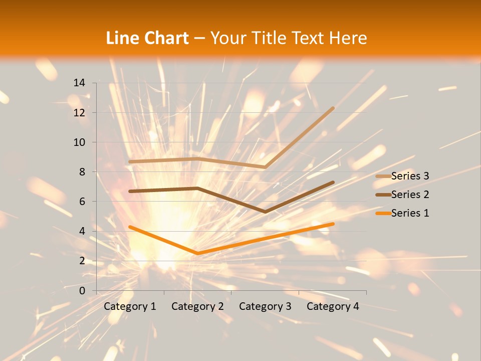 Yellow Sparkler PowerPoint Template