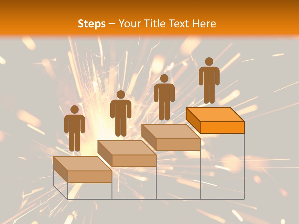 Yellow Sparkler PowerPoint Template