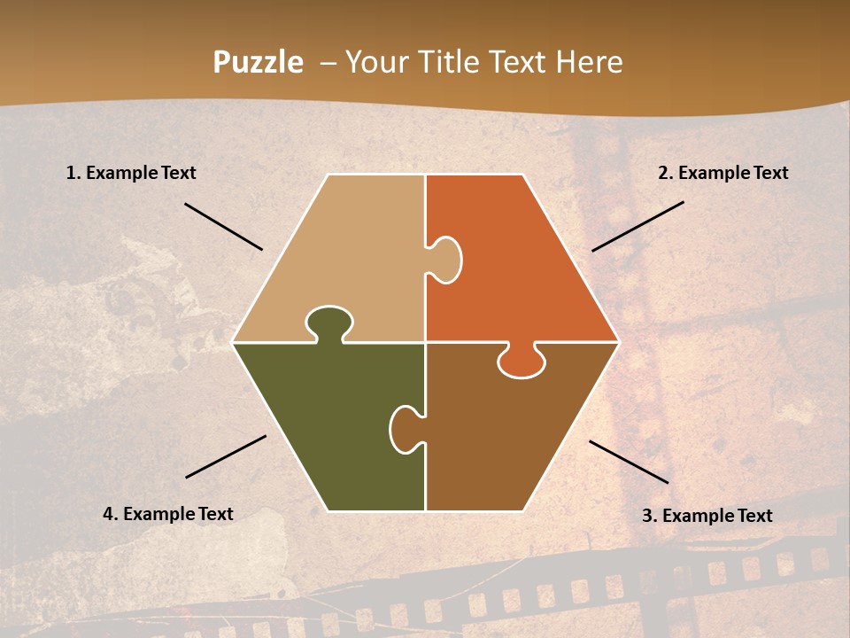 Great Film Strip For Textures And Backgrounds-With Space For Your Text And Image PowerPoint Template