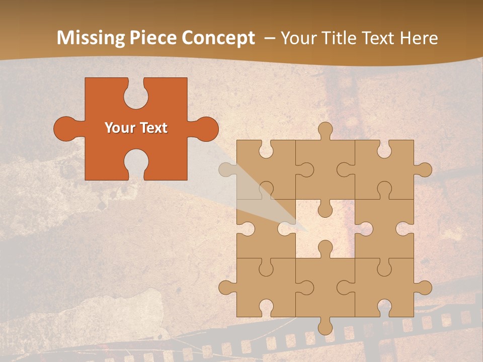 Great Film Strip For Textures And Backgrounds-With Space For Your Text And Image PowerPoint Template