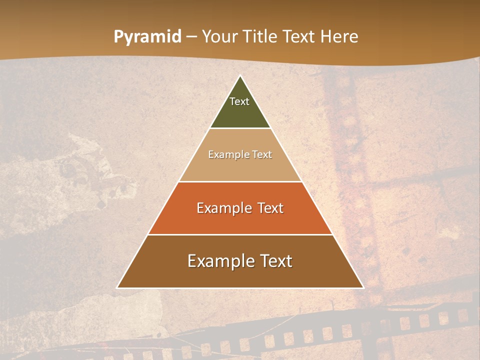 Great Film Strip For Textures And Backgrounds-With Space For Your Text And Image PowerPoint Template