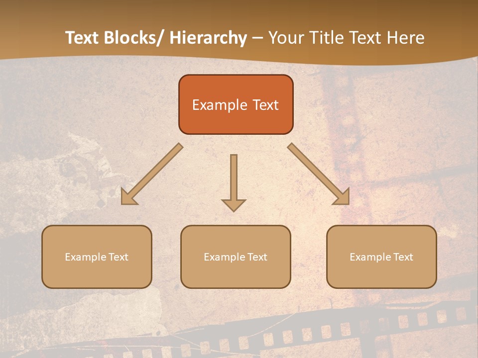 Great Film Strip For Textures And Backgrounds-With Space For Your Text And Image PowerPoint Template