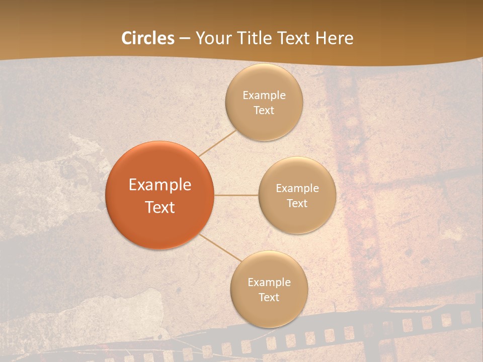 Great Film Strip For Textures And Backgrounds-With Space For Your Text And Image PowerPoint Template