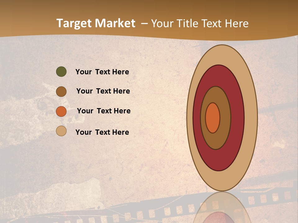 Great Film Strip For Textures And Backgrounds-With Space For Your Text And Image PowerPoint Template