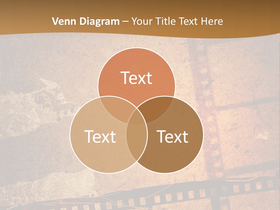 Great Film Strip For Textures And Backgrounds-With Space For Your Text And Image PowerPoint Template