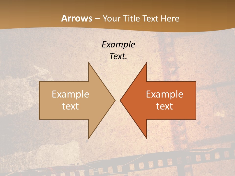 Great Film Strip For Textures And Backgrounds-With Space For Your Text And Image PowerPoint Template