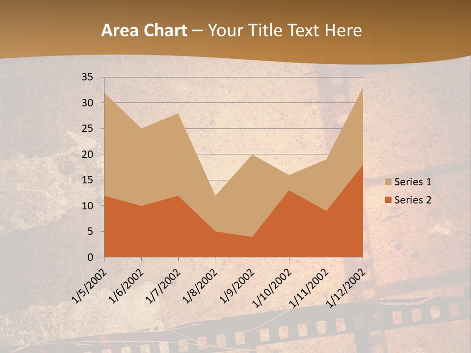 Great Film Strip For Textures And Backgrounds-With Space For Your Text And Image PowerPoint Template