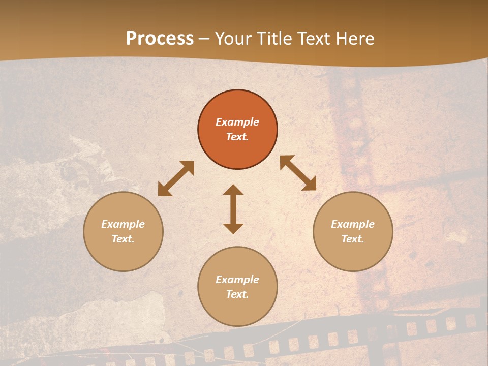 Great Film Strip For Textures And Backgrounds-With Space For Your Text And Image PowerPoint Template