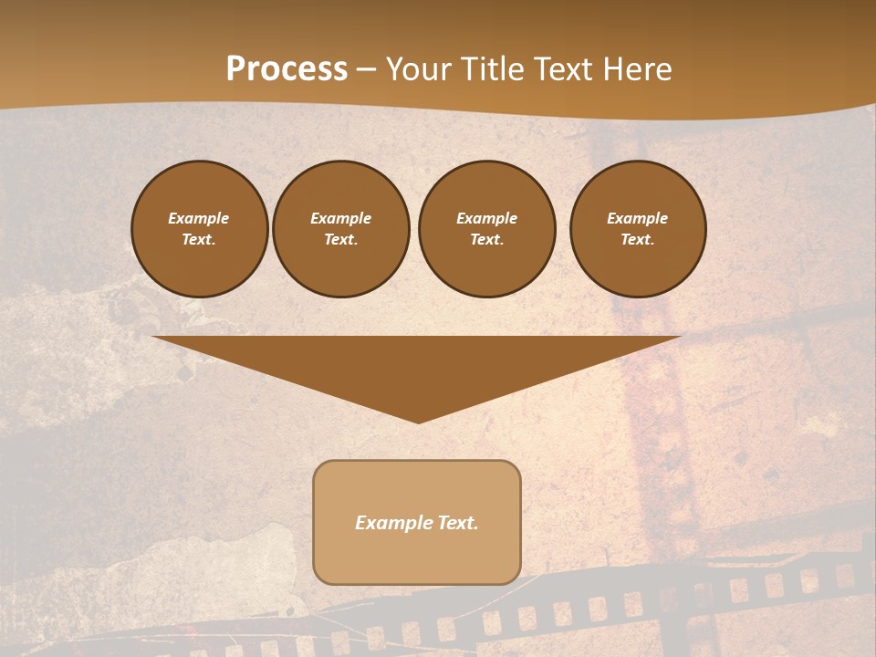 Great Film Strip For Textures And Backgrounds-With Space For Your Text And Image PowerPoint Template