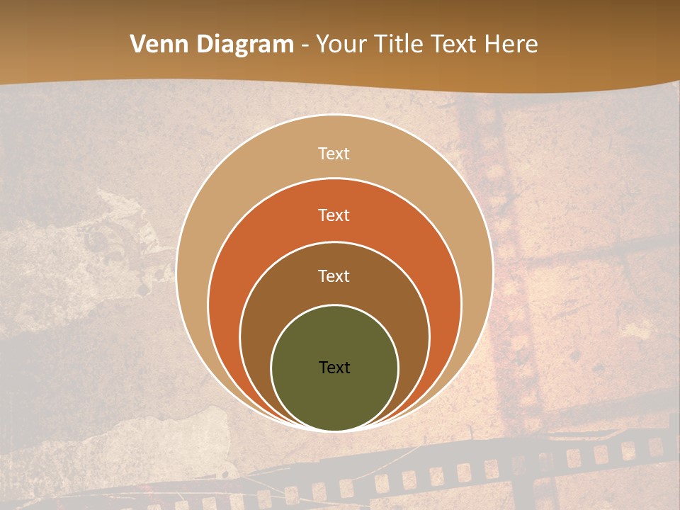 Great Film Strip For Textures And Backgrounds-With Space For Your Text And Image PowerPoint Template