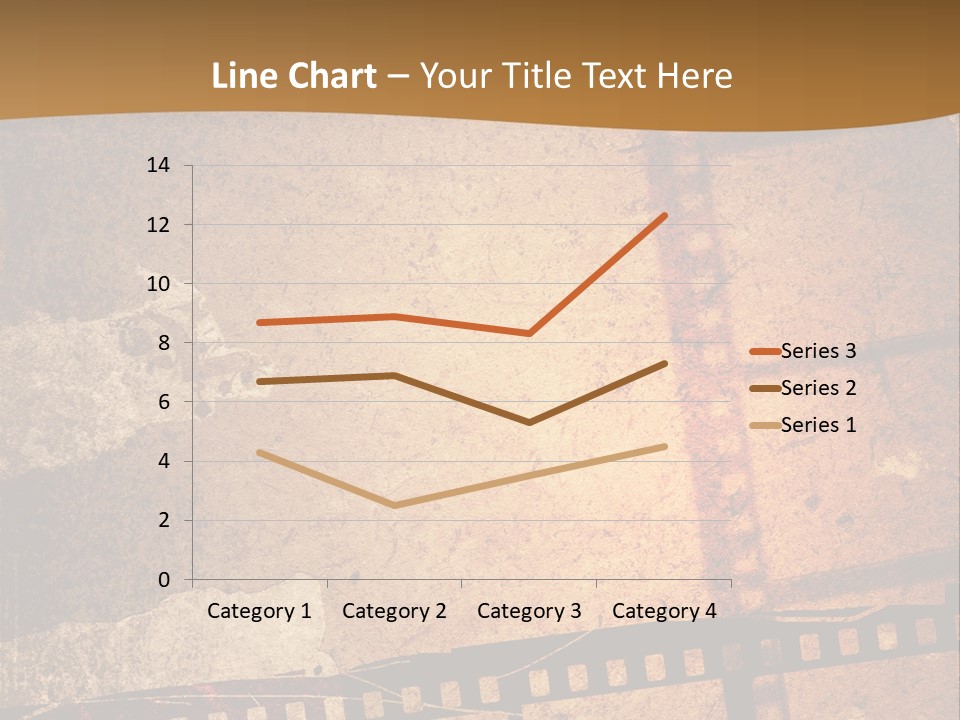Great Film Strip For Textures And Backgrounds-With Space For Your Text And Image PowerPoint Template