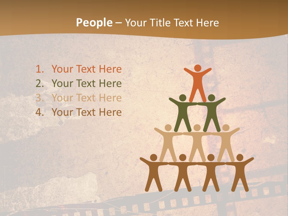 Great Film Strip For Textures And Backgrounds-With Space For Your Text And Image PowerPoint Template