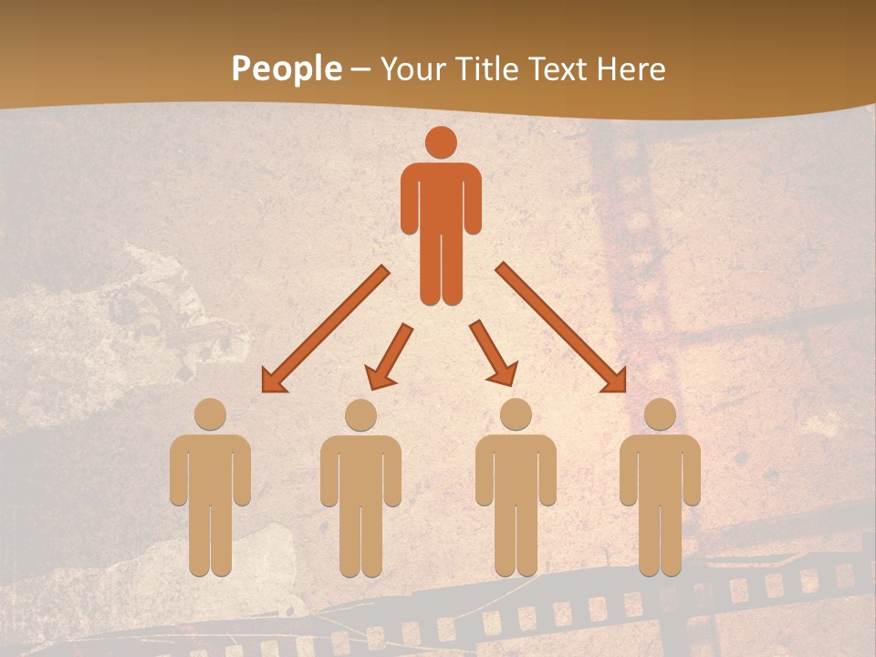 Great Film Strip For Textures And Backgrounds-With Space For Your Text And Image PowerPoint Template