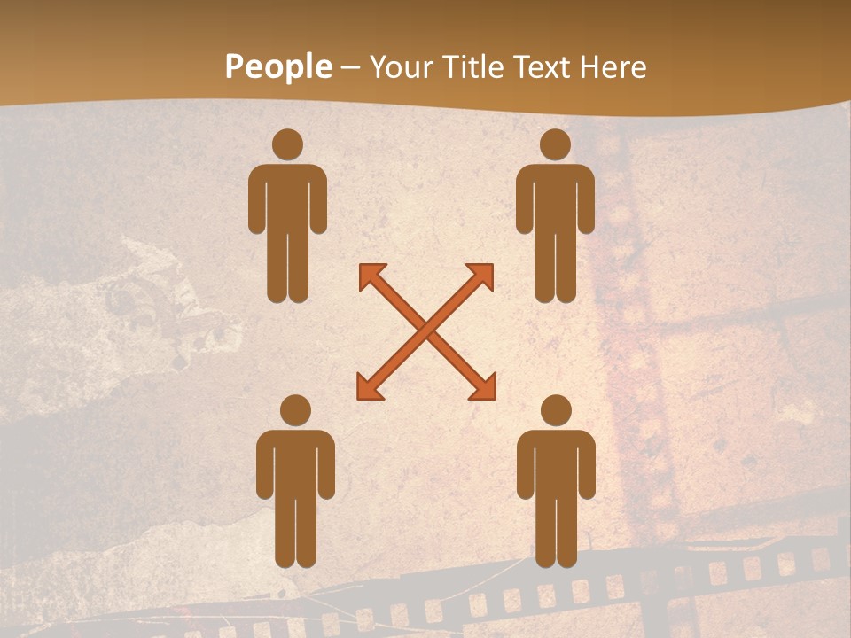 Great Film Strip For Textures And Backgrounds-With Space For Your Text And Image PowerPoint Template