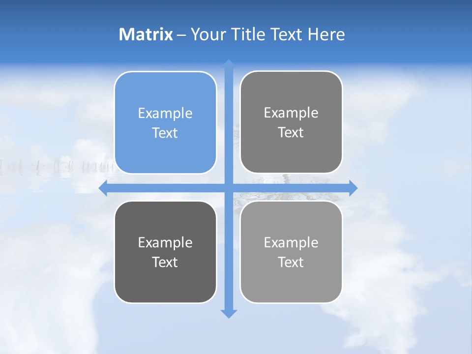 A Tree In The Middle Of A Body Of Water PowerPoint Template